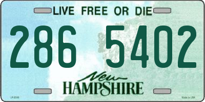 NH license plate 2865402