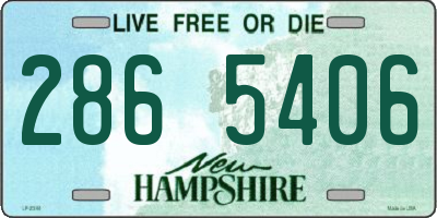NH license plate 2865406