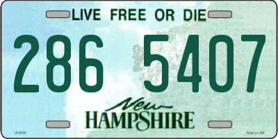 NH license plate 2865407