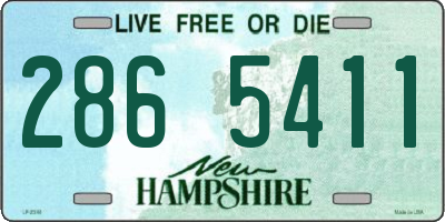 NH license plate 2865411