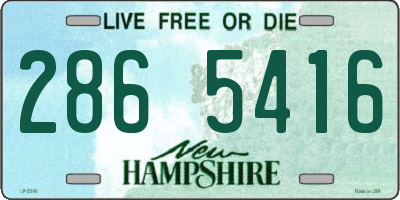 NH license plate 2865416