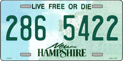 NH license plate 2865422