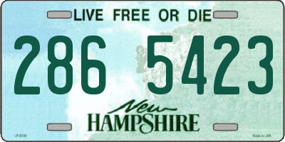 NH license plate 2865423