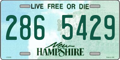 NH license plate 2865429