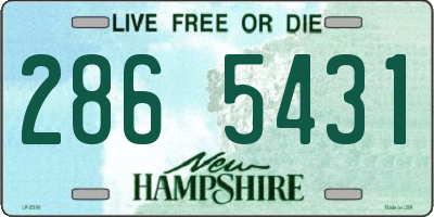 NH license plate 2865431