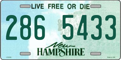 NH license plate 2865433