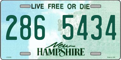NH license plate 2865434