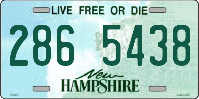 NH license plate 2865438