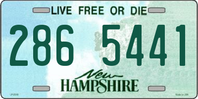NH license plate 2865441