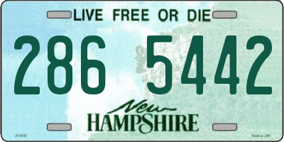 NH license plate 2865442
