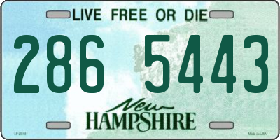 NH license plate 2865443