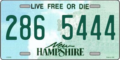 NH license plate 2865444