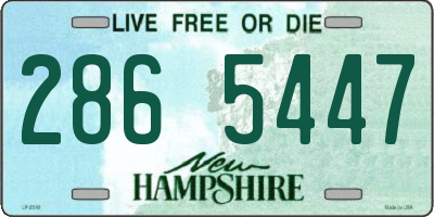 NH license plate 2865447