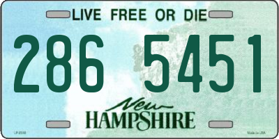 NH license plate 2865451
