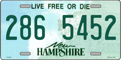 NH license plate 2865452