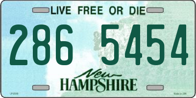 NH license plate 2865454