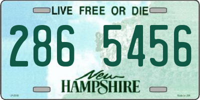 NH license plate 2865456