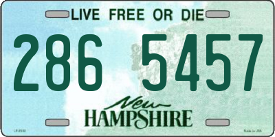 NH license plate 2865457