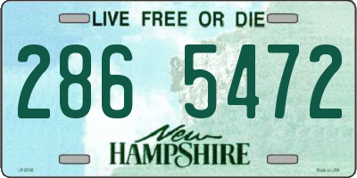 NH license plate 2865472