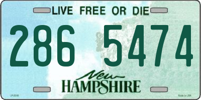 NH license plate 2865474