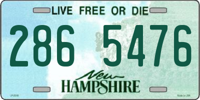 NH license plate 2865476