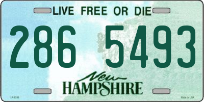 NH license plate 2865493