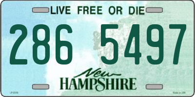 NH license plate 2865497