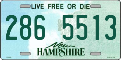 NH license plate 2865513
