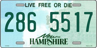 NH license plate 2865517