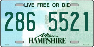 NH license plate 2865521