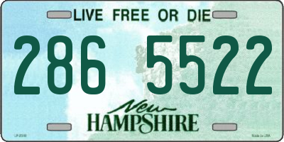 NH license plate 2865522