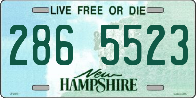 NH license plate 2865523