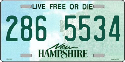 NH license plate 2865534