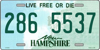NH license plate 2865537