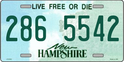 NH license plate 2865542
