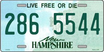 NH license plate 2865544