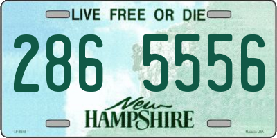 NH license plate 2865556