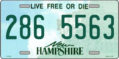 NH license plate 2865563