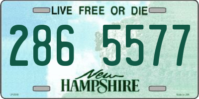 NH license plate 2865577