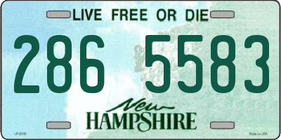 NH license plate 2865583