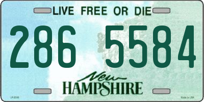 NH license plate 2865584