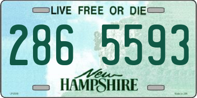 NH license plate 2865593