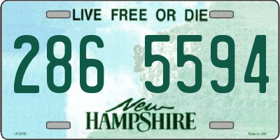 NH license plate 2865594