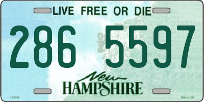 NH license plate 2865597