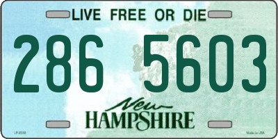 NH license plate 2865603
