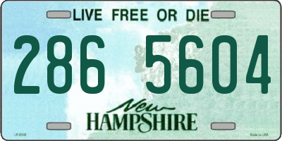 NH license plate 2865604