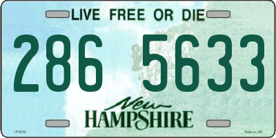 NH license plate 2865633