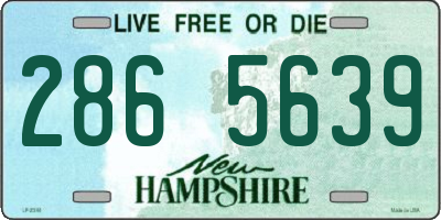 NH license plate 2865639