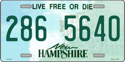 NH license plate 2865640