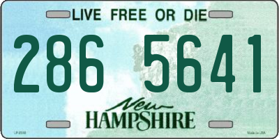 NH license plate 2865641